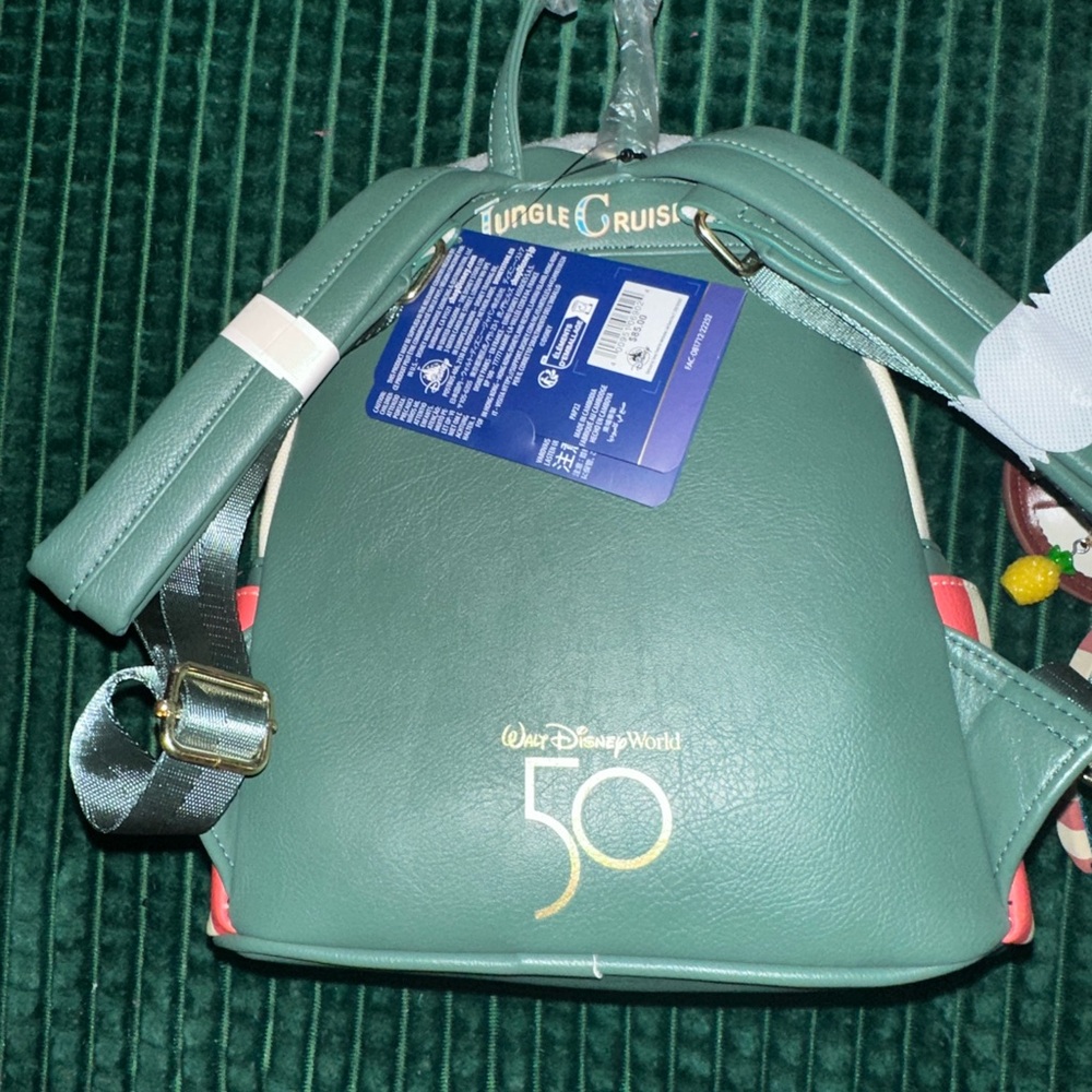 Disney Jungle Cruise 🚢 Loungefly Mini Backpack 🎒 and Ears Set - Picture 7 of 11